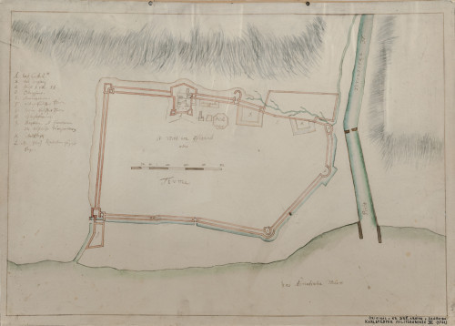 PPMHP 109386: Reprodukcija plana grada Rijeke iz 1701. godine