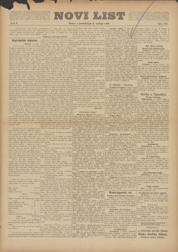 PPMHP 106471: Novi list • Br. 9; God VIII