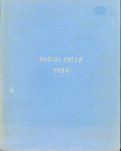 PPMHP 152519: Jugolinija 1986. • Jugolinija • Uvezeno godište 1986.