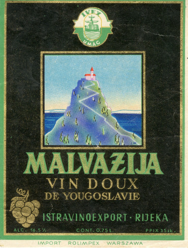 PPMHP 156431: Malvazija - Vin doux de Yougoslavie
