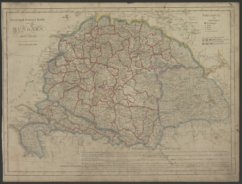 PPMHP 150070: Post und General Karte von Hungarn nach Lipsky