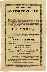 PPMHP 100040: Kazališna objava predstave La Norma
