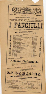 PPMHP 116002: Plakat za predstavu I Fanciulli