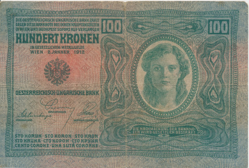 PPMHP 144547: 100 kruna - Austro-Ugarska Monarhija