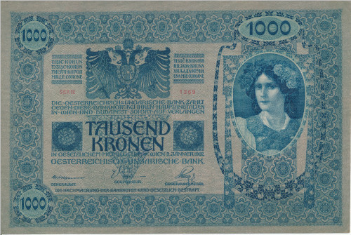 PPMHP 141962: 1000 kruna - Austro-Ugarska Monarhija