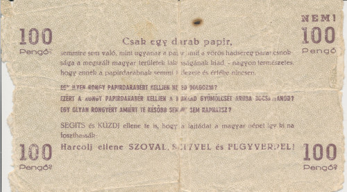 PPMHP 141343: 100 pengo  - Mađarska