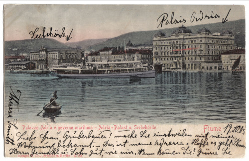 PPMHP 109575: Palazzo Adria e governo • Rijeka; Riva