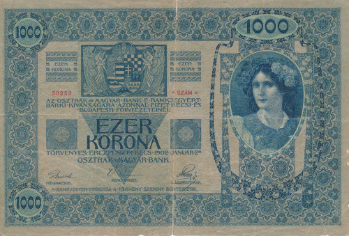 PPMHP 138843: 1000 kruna - Austro-Ugarska Monarhija