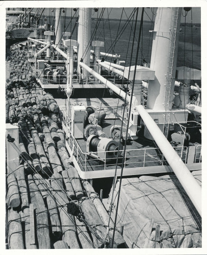 PPMHP 142132: Pogled na teret na palubi Jugolinijinog broda