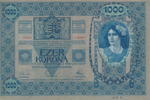 PPMHP 138841: 1000 kruna - Austro-Ugarska Monarhija