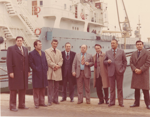 PPMHP 142492: Zajednička fotografija ispred broda Risnjak u riječkoj luci